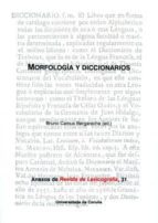 Portada del Libro Morfología Y Diccionarios
