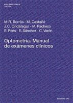 Portada del Libro Optometria: Manual De Examenes Clinicos