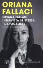Portada del Libro Oriana Fallaci Intervista Sé Stessa-l Apocalisse