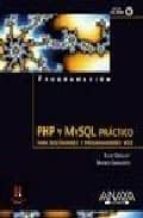 Portada del Libro Php Y Mysql Paractico: Para Diseñadores Y Programadores Web