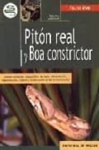 Portada del Libro Piton Real Y Boa Constrictor