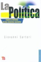 Portada del Libro Politica: Logica Y Metodo En Las Ciencias Sociales