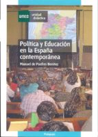 Portada del Libro Politica Y Educacion En La España Contemporanea