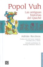 Portada del Libro Popol Vuh. Las Antiguas Historias Del Quiche