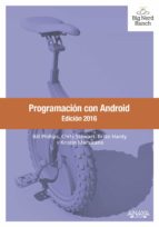 Portada del Libro Programacion Con Android. Edicion 2016