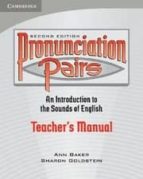 Portada del Libro Pronunciation Parirs: An Introduction To The Sounds Of English: T Eacher S Book