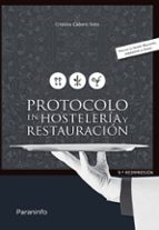 Portada del Libro Protocolo En Hosteleria Y Restauracion