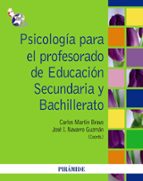 Portada del Libro Psicologia Para El Profesorado De Educacion Secundaria Y Bachille Rato