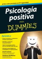 Portada del Libro Psicologia Positiva Para Dummies