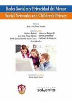 Portada del Libro Redes Sociales Y Privacidad Del Menor