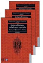 Portada del Libro Sintaxis Histórica De La Lengua Española Volumen 3