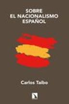 Portada del Libro Sobre El Nacionalismo Español