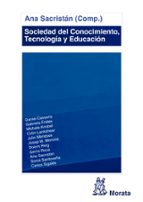 Portada del Libro Sociedad Del Conocimiento: Tecnologia Y Educacion
