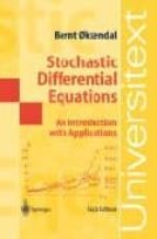 Portada del Libro Stochastic Differential Equations: An Introduction With Applicati Ons