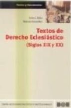 Textos De Derecho Eclesiastico