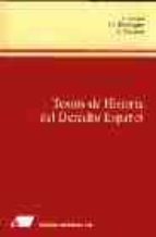 Portada del Libro Textos De Historia Del Derecho Español