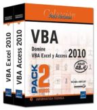 Vba: Domine Vba Excel Y Access 2010