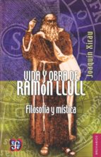 Portada del Libro Vida Y Obra De Ramon Llull