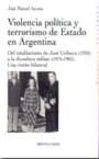 Portada del Libro Violencia Politica Y Terrorismo De Estado En Argentina