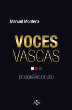 Voces Vascas: Diccionario De Uso