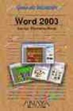 Portada del Libro Word 2003