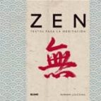 Portada del Libro Zen: Textos Para La Meditacion